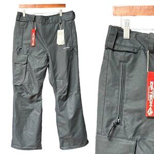 Volcom Mens V.CO Hunter Pants Medium Black Loose Fit Cargo